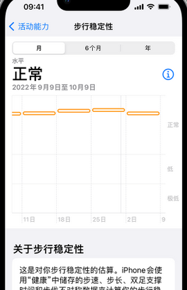 内江iPhone手机维修如何在iPhone开启'步行稳定性通知'