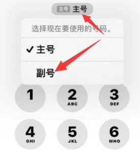 内江苹果14维修店分享iPhone 14 Pro Max使用副卡打电话的方法 