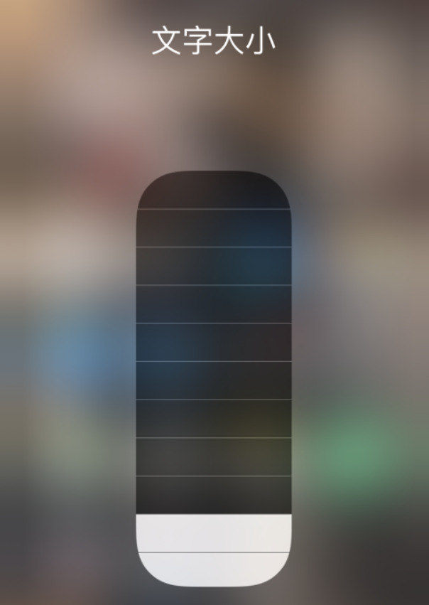 内江苹果手机维修分享小技巧：在 iPhone 控制中心快速调节字体大小 